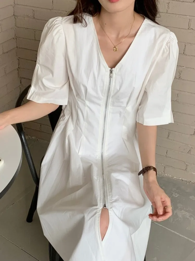 Women Summer Elegant Casual Midi Party White Dress Ladies Loose Slim Vintage Vestidos Femme Fashion Clothes Robe New
Women Summer Elegant Casual Midi Party White Dress Ladies Loose Slim Vintage Vestidos Femme Fashion Clothes Robe New