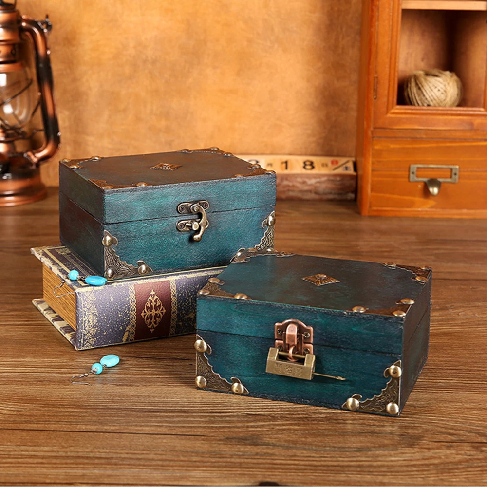 Ancient Chinese royal vintage style plywood case with lock vintage storage container jewelry necklace gift packaging wooden box
Ancient Chinese royal vintage style plywood case with lock vintage storage container jewelry necklace gift packaging wooden box