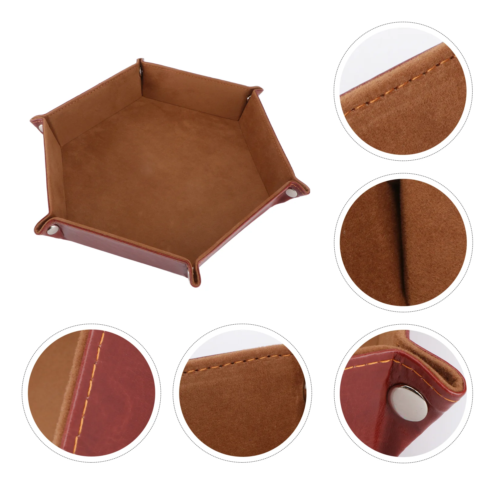 Tray Dice Storage Holder Rolling Key Jewelry Table Box Hexagon Plate Games Rpg Mat Edc Dump Bowl Catchall Collapsible Case
Tray Dice Storage Holder Rolling Key Jewelry Table Box Hexagon Plate Games Rpg Mat Edc Dump Bowl Catchall Collapsible Case