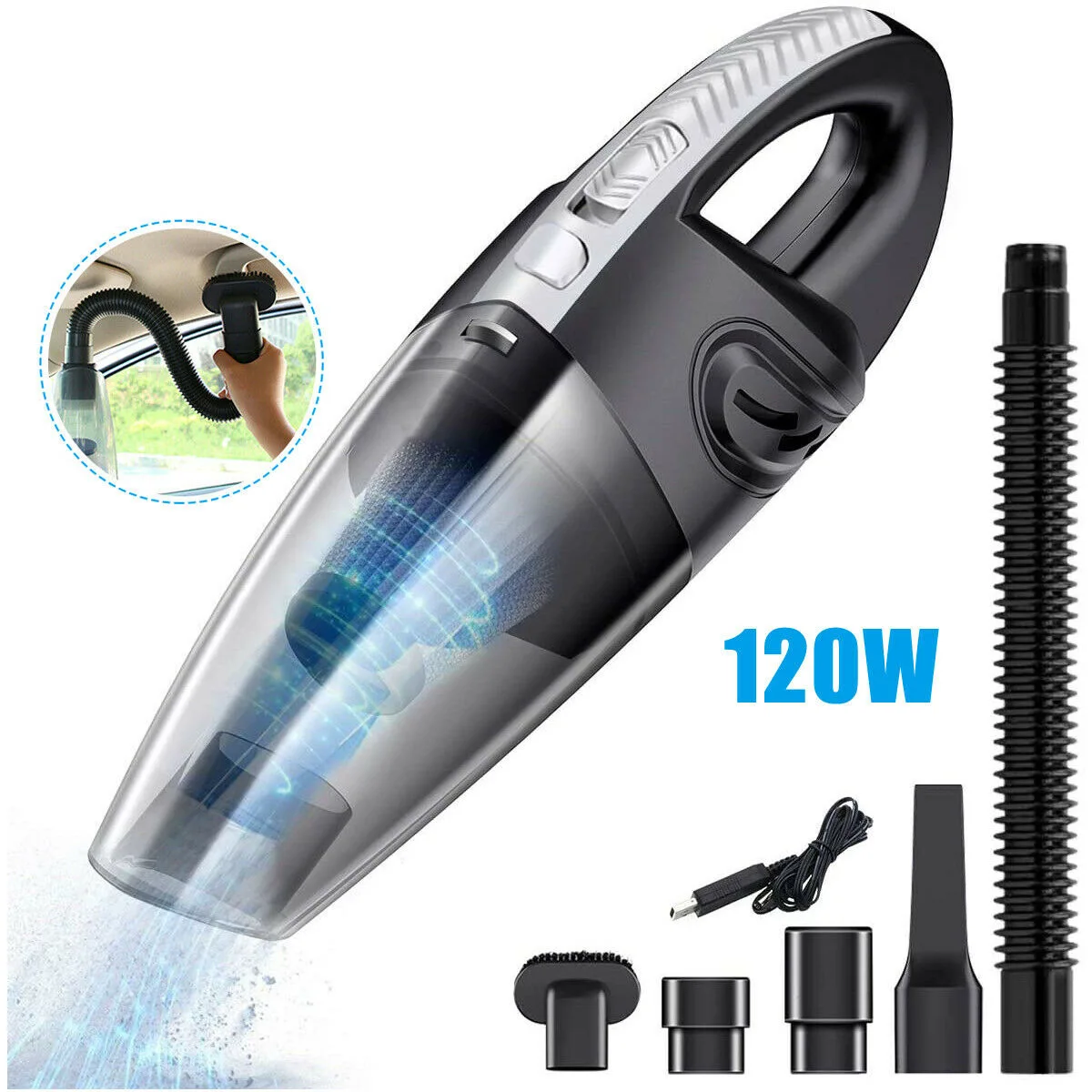 Car Wireless Vacuum Cleaner 4500PA Powerful Cyclone Suction Home Portable Handheld Vacuum Cleaning Mini Cordless Vacuum Cleaner
Car Wireless Vacuum Cleaner 4500PA Powerful Cyclone Suction Home Portable Handheld Vacuum Cleaning Mini Cordless Vacuum Cleaner