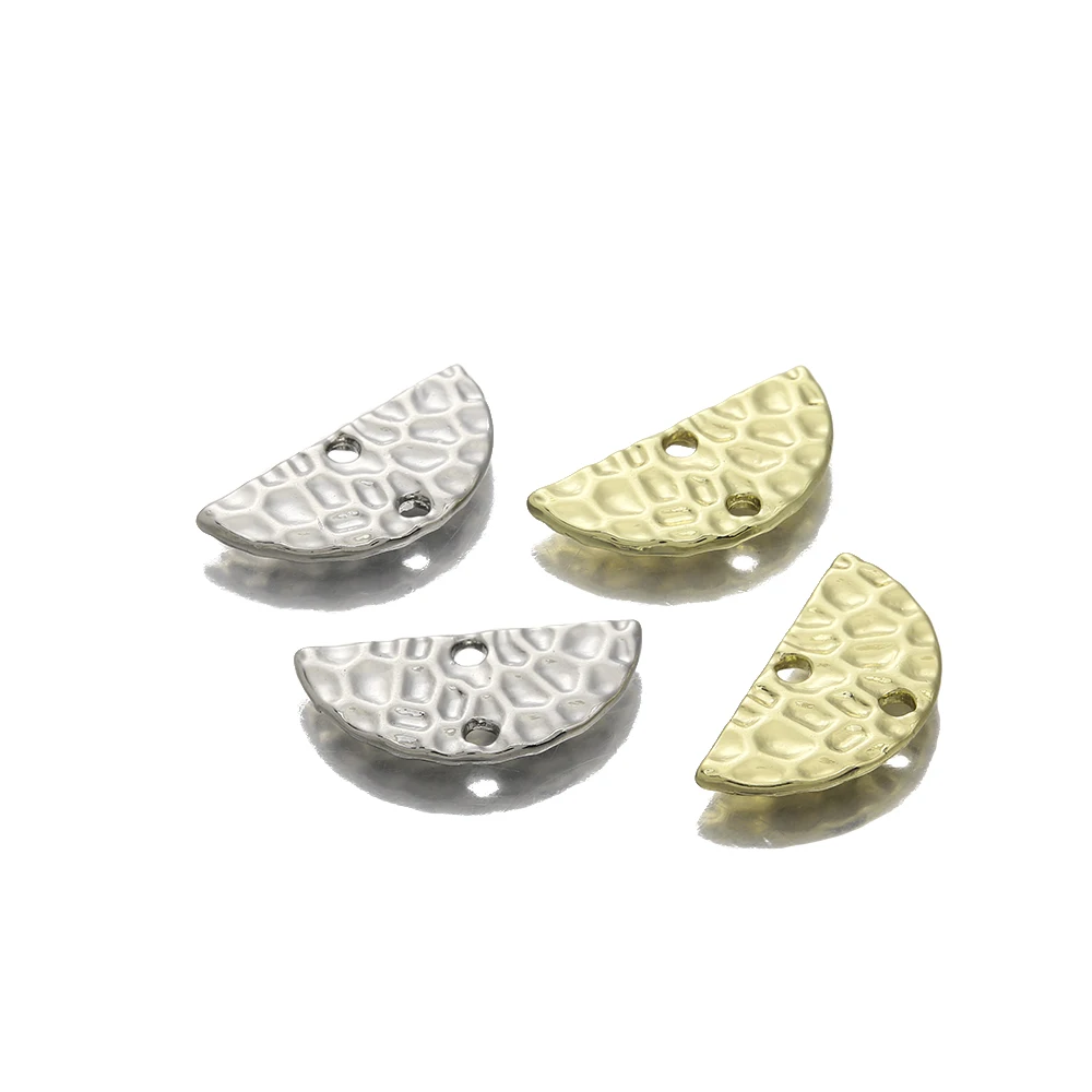 10Pcs Zinc Alloy Moon Connector Links Hammered Half Round Charms for DIY Bracelet Necklace Earrings Jewelry Making Accessories
10Pcs Zinc Alloy Moon Connector Links Hammered Half Round Charms for DIY Bracelet Necklace Earrings Jewelry Making Accessories