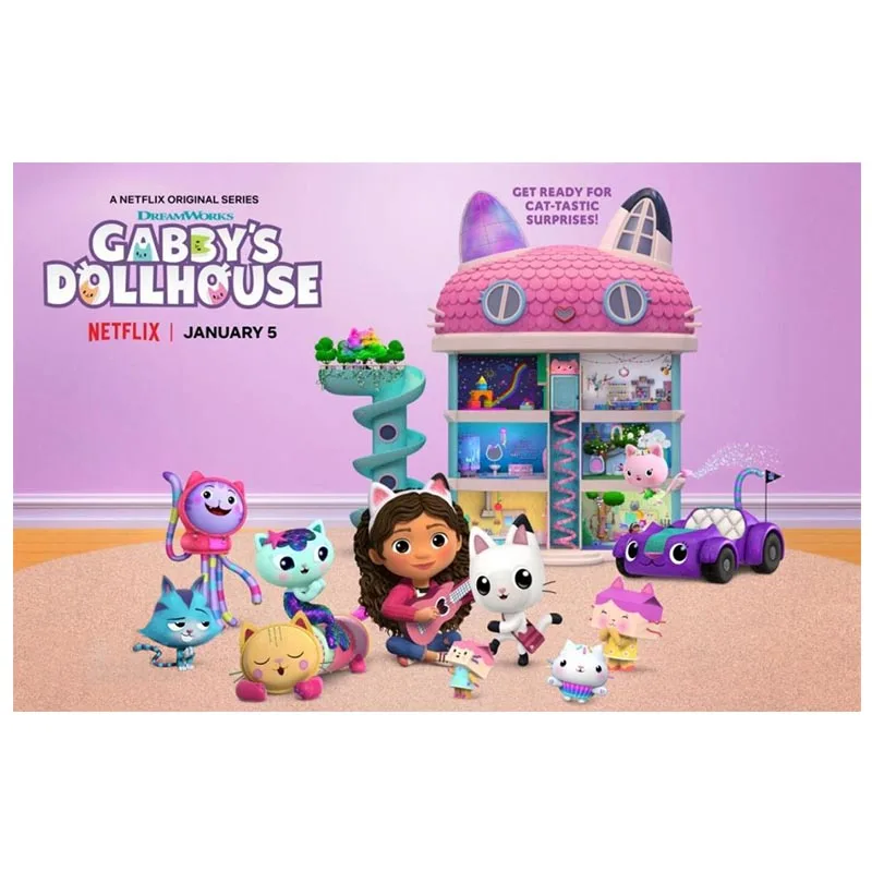 Gabby Dollhouse Background Photo Backdrop Kid Baby Shower Cat Happy Birthday Party Girls Photography Banner Decoration Supplies
Gabby Dollhouse Background Photo Backdrop Kid Baby Shower Cat Happy Birthday Party Girls Photography Banner Decoration Supplies