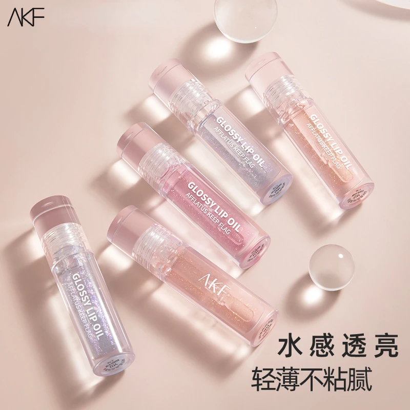 AKF Glass Lip Glaze Transparent Lip Protection Moisturizing Moisturizing Doodle Lip Mirror Lipstick 
AKF Glass Lip Glaze Transparent Lip Protection Moisturizing Moisturizing Doodle Lip Mirror Lipstick