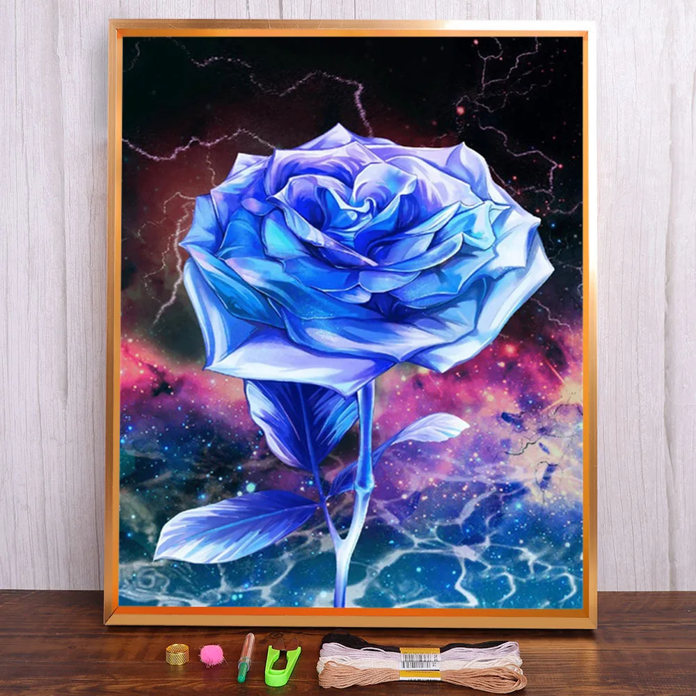 Flowers Printed Canvas 11CT Cross-Stitch Kit DIY Embroidery DMC Threads Knitting Handmade Handicraft Sewing Design Different
Flowers Printed Canvas 11CT Cross-Stitch Kit DIY Embroidery DMC Threads Knitting Handmade Handicraft Sewing Design Different