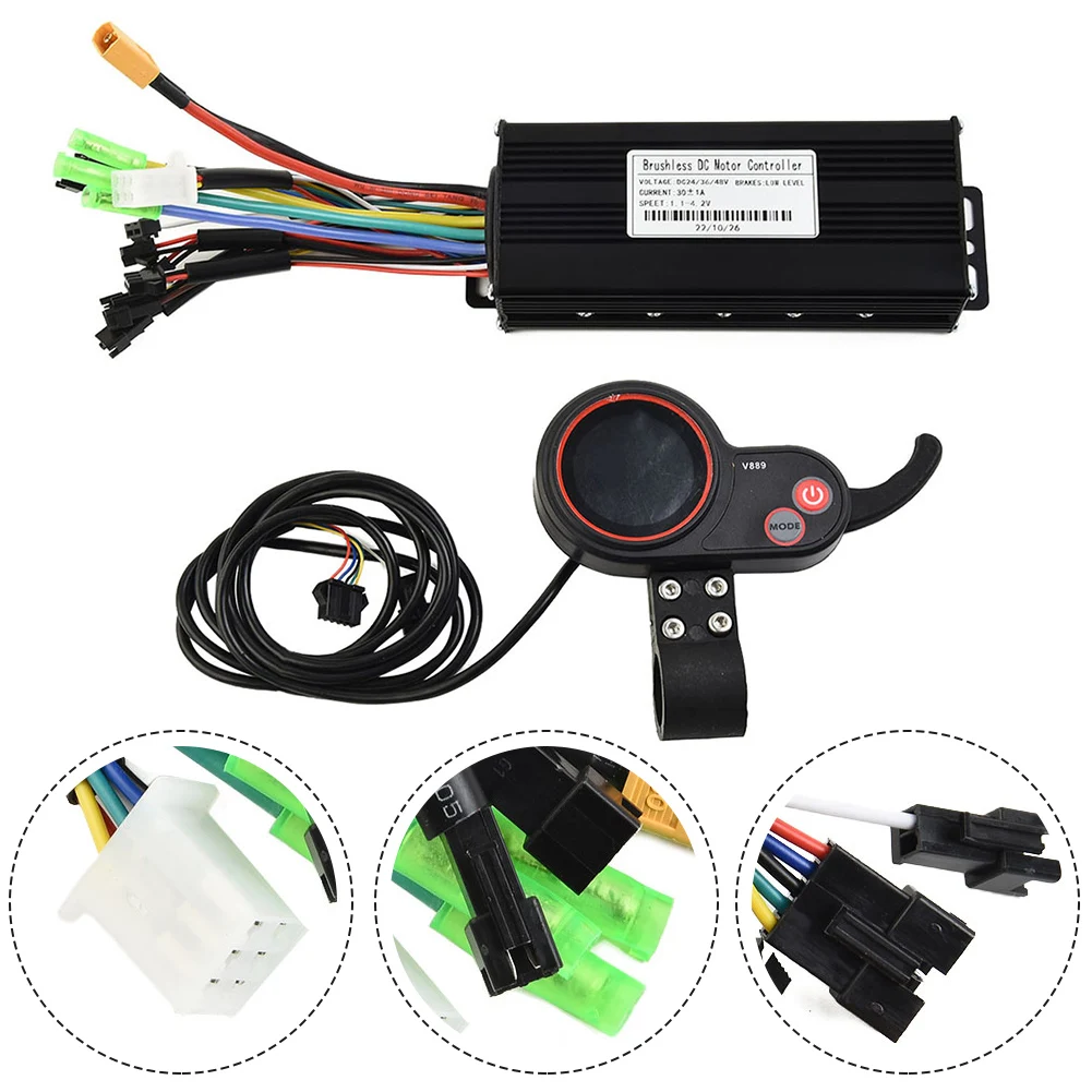 36-48V 30A 750/1000W Sine Wave Controller+Display For E-bike Electric Scooter Scooter Bike Bicycle Accessories Equipments
36-48V 30A 750/1000W Sine Wave Controller+Display For E-bike Electric Scooter Scooter Bike Bicycle Accessories Equipments