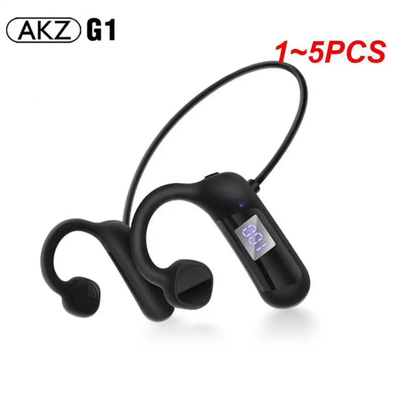 

AKZ-G1 Digital Display Bone Conduction Headphones Wireless bluetooth-compatible Earphones Sports Headset Support TF Card