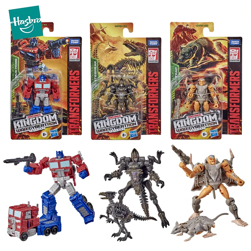 Экшн-фигурка Hasbro Трансформеры Optimus Prime Kingdom War for Cybertron Core популярный стержень