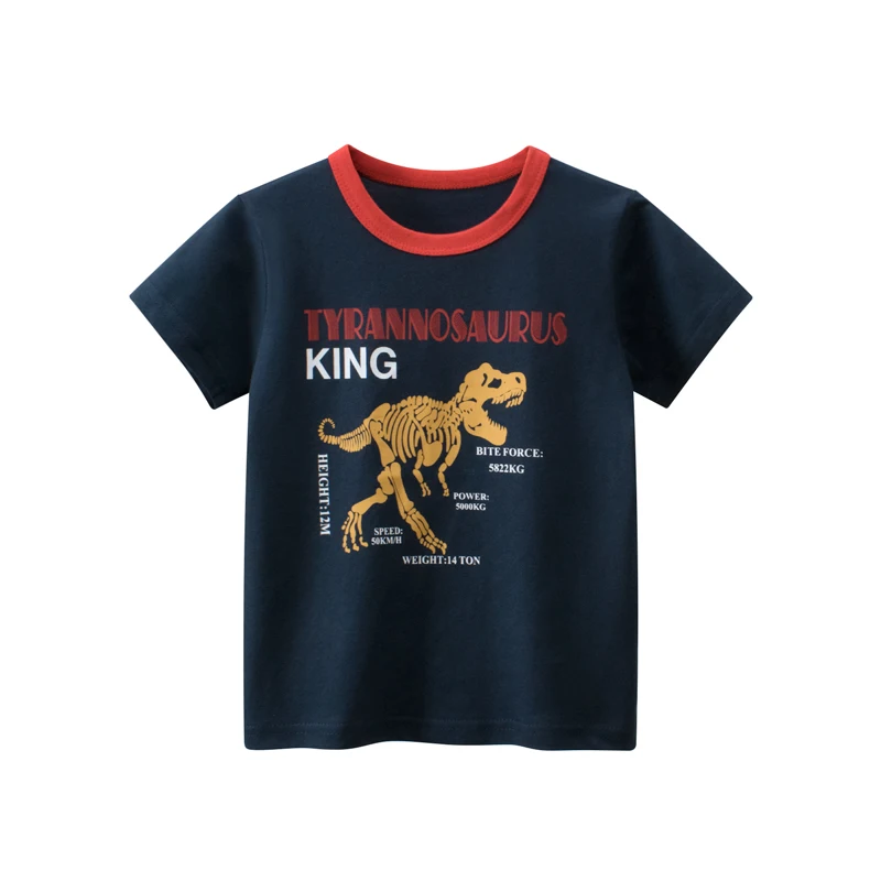 2022 Summer Children's Clothing boys Short Sleeve T-shirt Pattern kids Cartoons Cotton Dinosaur Sweater clothes boys t shirt
2022 Summer Children's Clothing boys Short Sleeve T-shirt Pattern kids Cartoons Cotton Dinosaur Sweater clothes boys t shirt