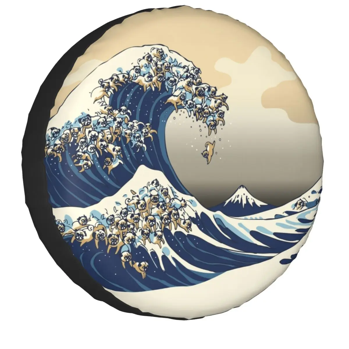 Запасная крышка для шины The Great Wave Off Kanagawa Pugs, внедорожник Katsushika Hokusai, аксессуары для автомобиля, аксессуары 14 "15" 16"
Запасная крышка для шины The Great Wave Off Kanagawa Pugs, внедорожник Katsushika Hokusai, аксессуары для автомобиля, аксессуары 14 "15" 16"