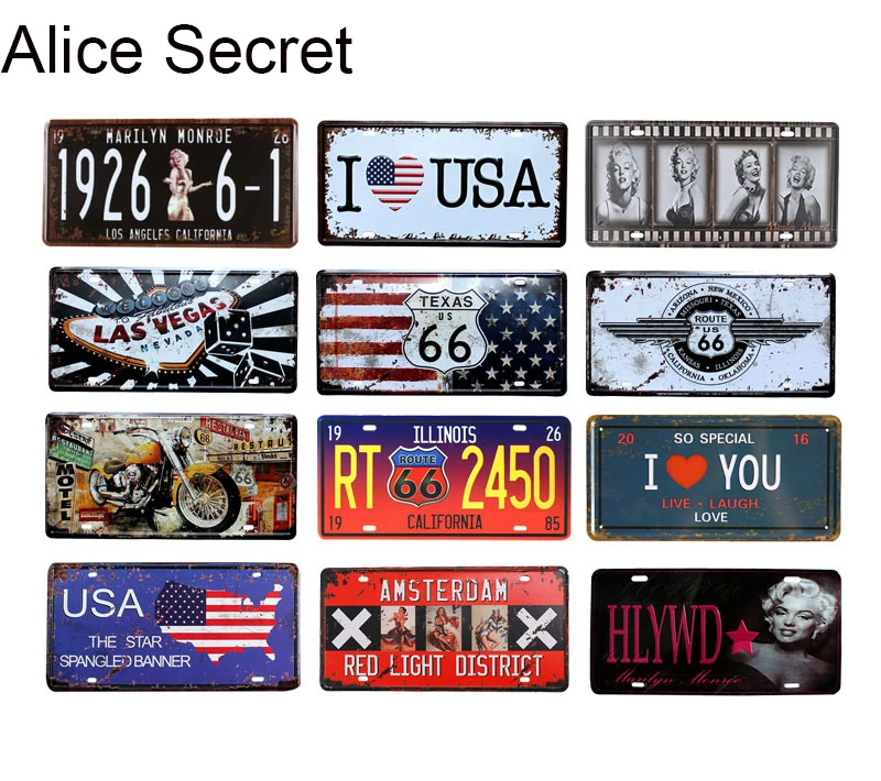 USA Car No Metal License Plate Vintage Home Bar Decor Metal Tin Sign Hotel Pub Garage Decoration Wall Metal Sign Poster Plaque
USA Car No Metal License Plate Vintage Home Bar Decor Metal Tin Sign Hotel Pub Garage Decoration Wall Metal Sign Poster Plaque