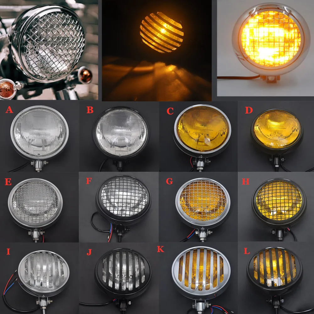 6 Inch Motorcycle Led Headlight Universal 6" Round Head Light for Harley Honda Yamaha Suzuki Cafe Racer Custom Refit Headlamp
6 Inch Motorcycle Led Headlight Universal 6" Round Head Light for Harley Honda Yamaha Suzuki Cafe Racer Custom Refit Headlamp