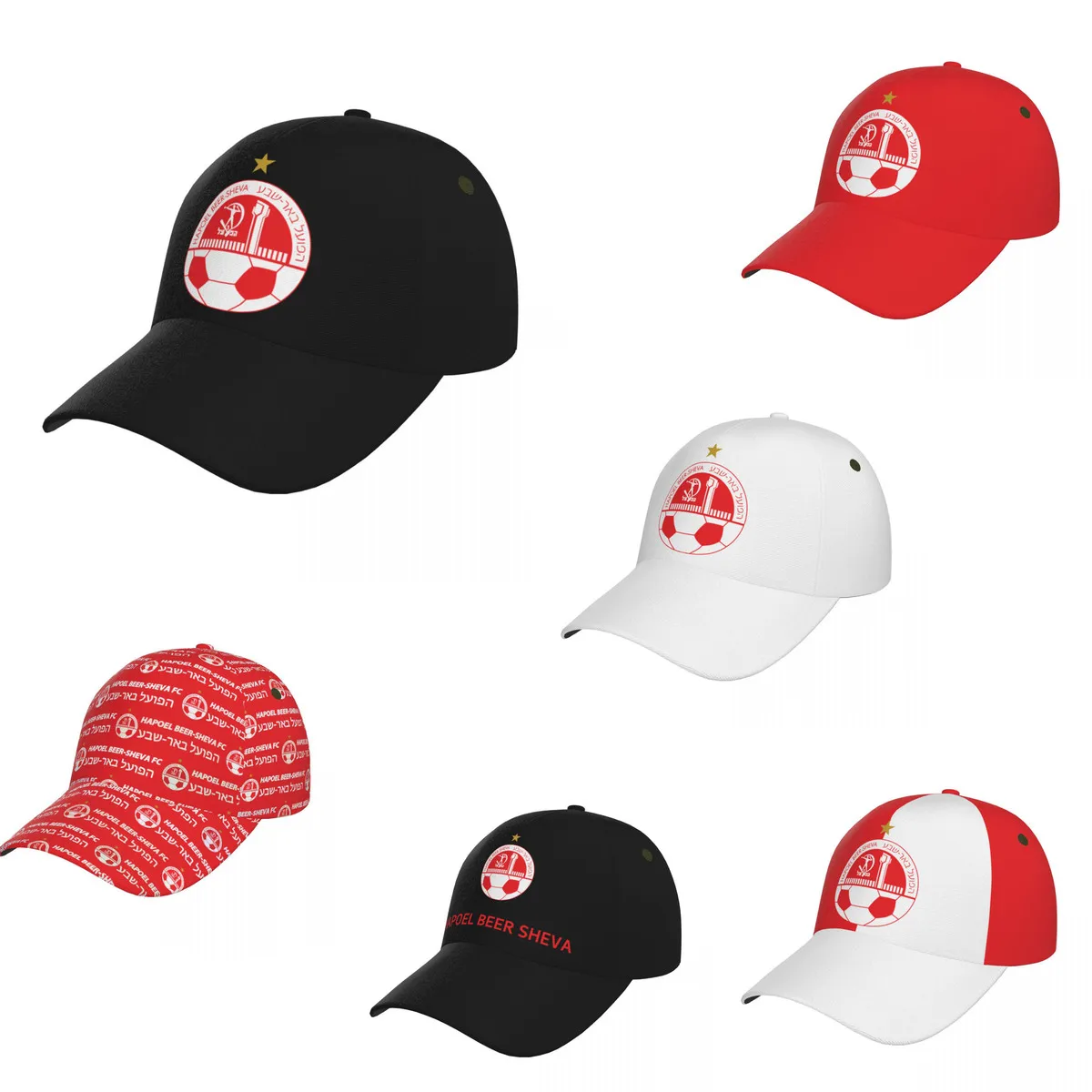 Hapoel Beer Sheva Spring And Autumn Fashion Outdoor Sports Men'S And Women'S Baseball Cap Sports Sun Hat Hip-Hop Back Button Cap
Hapoel Beer Sheva Spring And Autumn Fashion Outdoor Sports Men'S And Women'S Baseball Cap Sports Sun Hat Hip-Hop Back Button Cap
