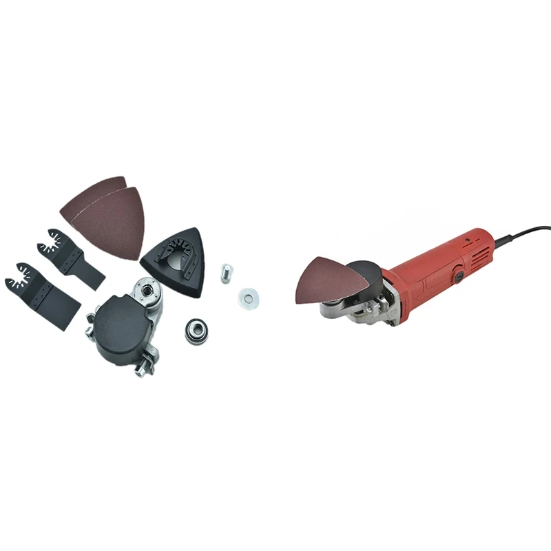Accessories Adapter Head Set Durable Angle Grinder To Oscillating Tool Wood Cutting Open Hole Shovel Nails 
Accessories Adapter Head Set Durable Angle Grinder To Oscillating Tool Wood Cutting Open Hole Shovel Nails