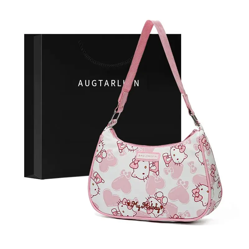 Hellokitty Cartoon Handbag Kawaii New Product Girl Fashion Trend Anime Print Outing Storage Shoulder Messenger Bag Birthday Gift
Hellokitty Cartoon Handbag Kawaii New Product Girl Fashion Trend Anime Print Outing Storage Shoulder Messenger Bag Birthday Gift