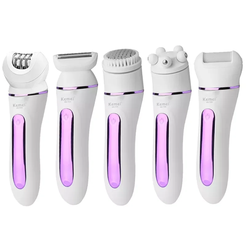 Original kemei 5in1 electric epilator for women face lady shaver bikini trimmer facial body leg hair removal rechargeable
Original kemei 5in1 electric epilator for women face lady shaver bikini trimmer facial body leg hair removal rechargeable