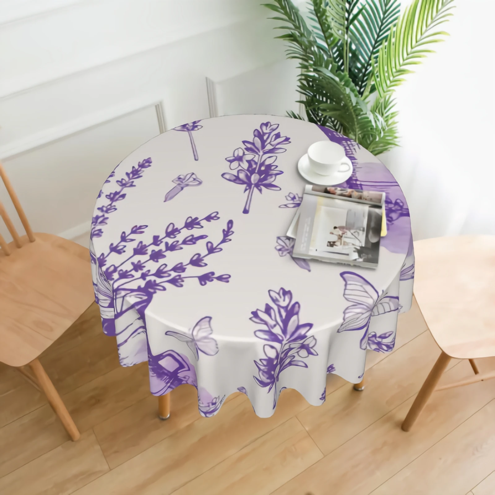 Vintage Lavender Floral Table Cover 60 Inches Farmhouse Tablecloth for Holiday Kitchen Party Picnic Dining Decor
Vintage Lavender Floral Table Cover 60 Inches Farmhouse Tablecloth for Holiday Kitchen Party Picnic Dining Decor