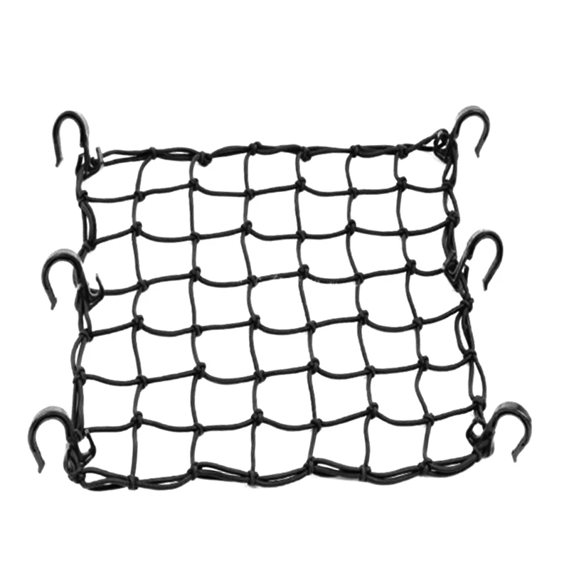 1 PCS Motorcycle Bicycle Cargo Net Featuring 6 Adjustable Hooks And Tight Mesh Black Black Latex+ABS
1 PCS Motorcycle Bicycle Cargo Net Featuring 6 Adjustable Hooks And Tight Mesh Black Black Latex+ABS