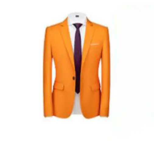 New Style Suit Men's Spring Autumn Candy Color Long Sleeve High-end Cotton Blend Suit Slim Handsome Blazer ABE40
New Style Suit Men's Spring Autumn Candy Color Long Sleeve High-end Cotton Blend Suit Slim Handsome Blazer ABE40