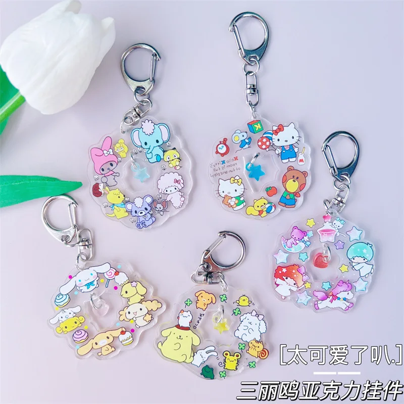 Милая Sanrioed My Melody Cinnamoroll Kitty аниме мультфильм Милая Акриловая Гирлянда сумки Брелки Подвески Игрушки для девочек
Милая Sanrioed My Melody Cinnamoroll Kitty аниме мультфильм Милая Акриловая Гирлянда сумки Брелки Подвески Игрушки для девочек