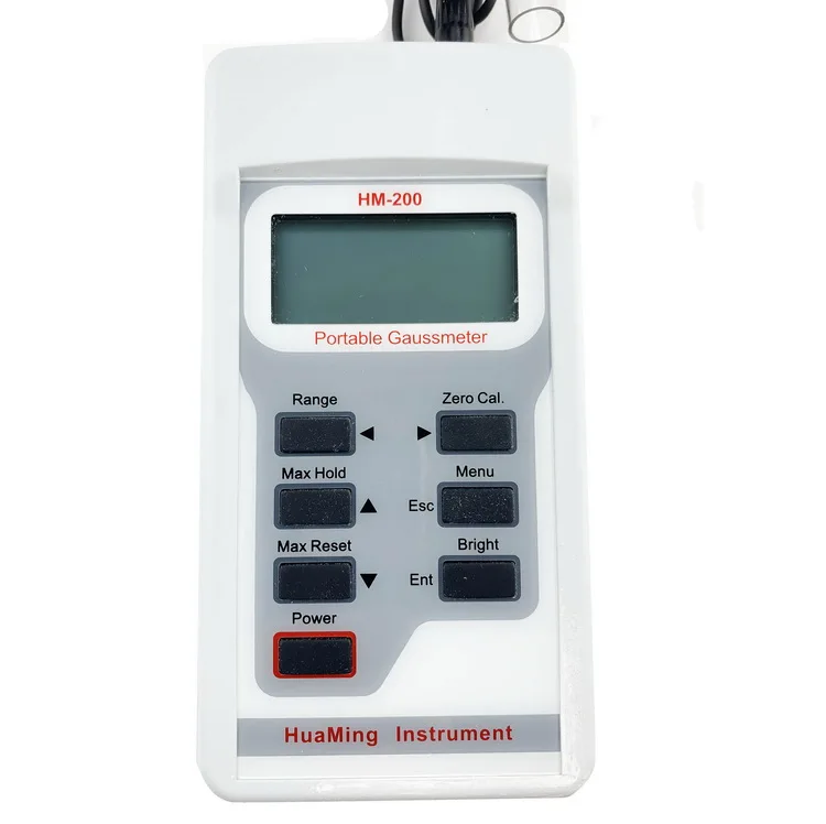 Huaming HM-200 AC/DC portable Digital Gauss Meter/high accuracy magnetometer/Handy meter
Huaming HM-200 AC/DC portable Digital Gauss Meter/high accuracy magnetometer/Handy meter