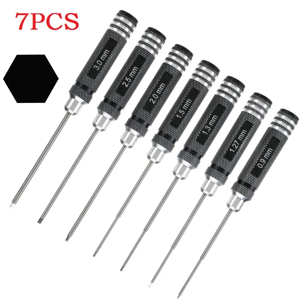 Wrench Screwdrivers Hex Screwdriver Repair Tools Screw Driver Screwdrivers 0.9-3.0mm 7PCS Airplane For Helicopter
Wrench Screwdrivers Hex Screwdriver Repair Tools Screw Driver Screwdrivers 0.9-3.0mm 7PCS Airplane For Helicopter
