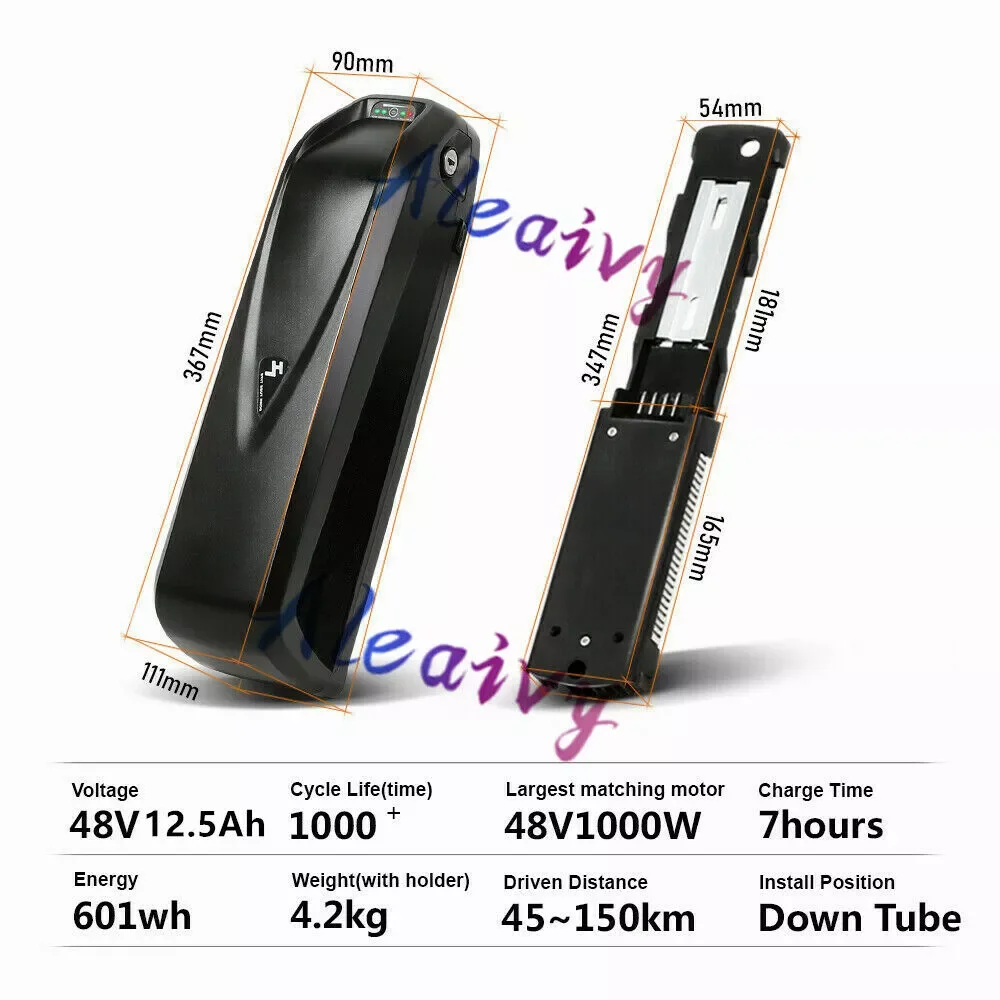 48V 12.5Ah HaiLong Downtube Lithium Ebike Battery for 1000W Motor+54..6v Charger Electric Bike Fat Lithium Motorcycle Battery
48V 12.5Ah HaiLong Downtube Lithium Ebike Battery for 1000W Motor+54..6v Charger Electric Bike Fat Lithium Motorcycle Battery