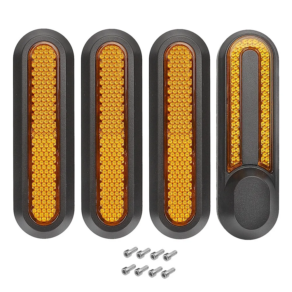Electric Scooter Reflector Night Warning Prismatic For-Xiaomi M365 Pro Pro2 1S Front Rear Safety Reflective Parts Warning Light
Electric Scooter Reflector Night Warning Prismatic For-Xiaomi M365 Pro Pro2 1S Front Rear Safety Reflective Parts Warning Light