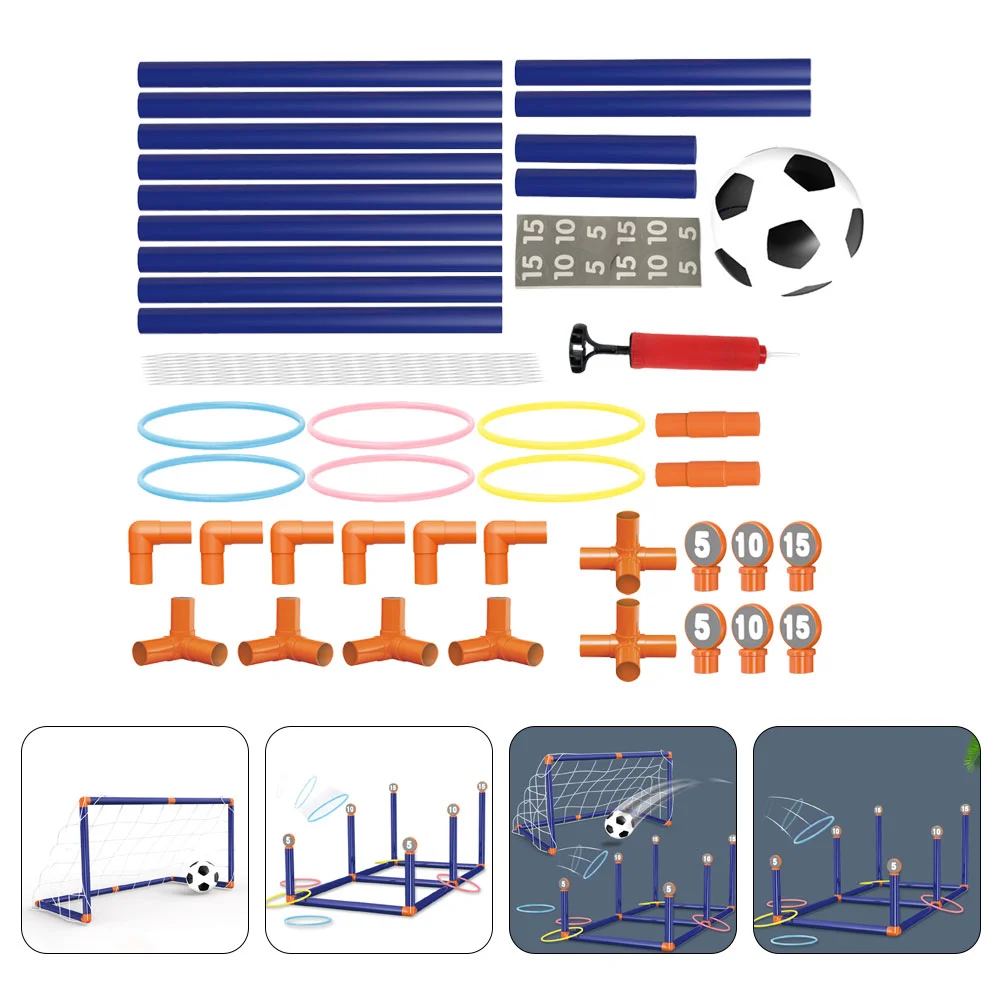 1 Set Soccer Goal Door Throwing Rings for Girl Boy 2-in-1 Assembly Soccer Gate for School Children
1 Set Soccer Goal Door Throwing Rings for Girl Boy 2-in-1 Assembly Soccer Gate for School Children
