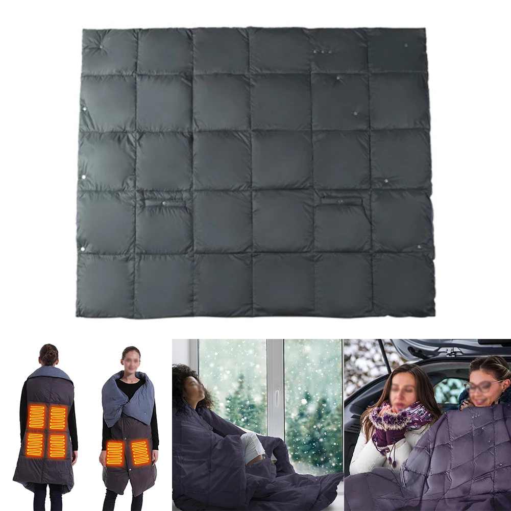 Heated Vest Multifunctional Electric Blanket Electric Heating Cloak Heated Jacket Winter Warm Supplies Heated Thermostat Clothes
Heated Vest Multifunctional Electric Blanket Electric Heating Cloak Heated Jacket Winter Warm Supplies Heated Thermostat Clothes