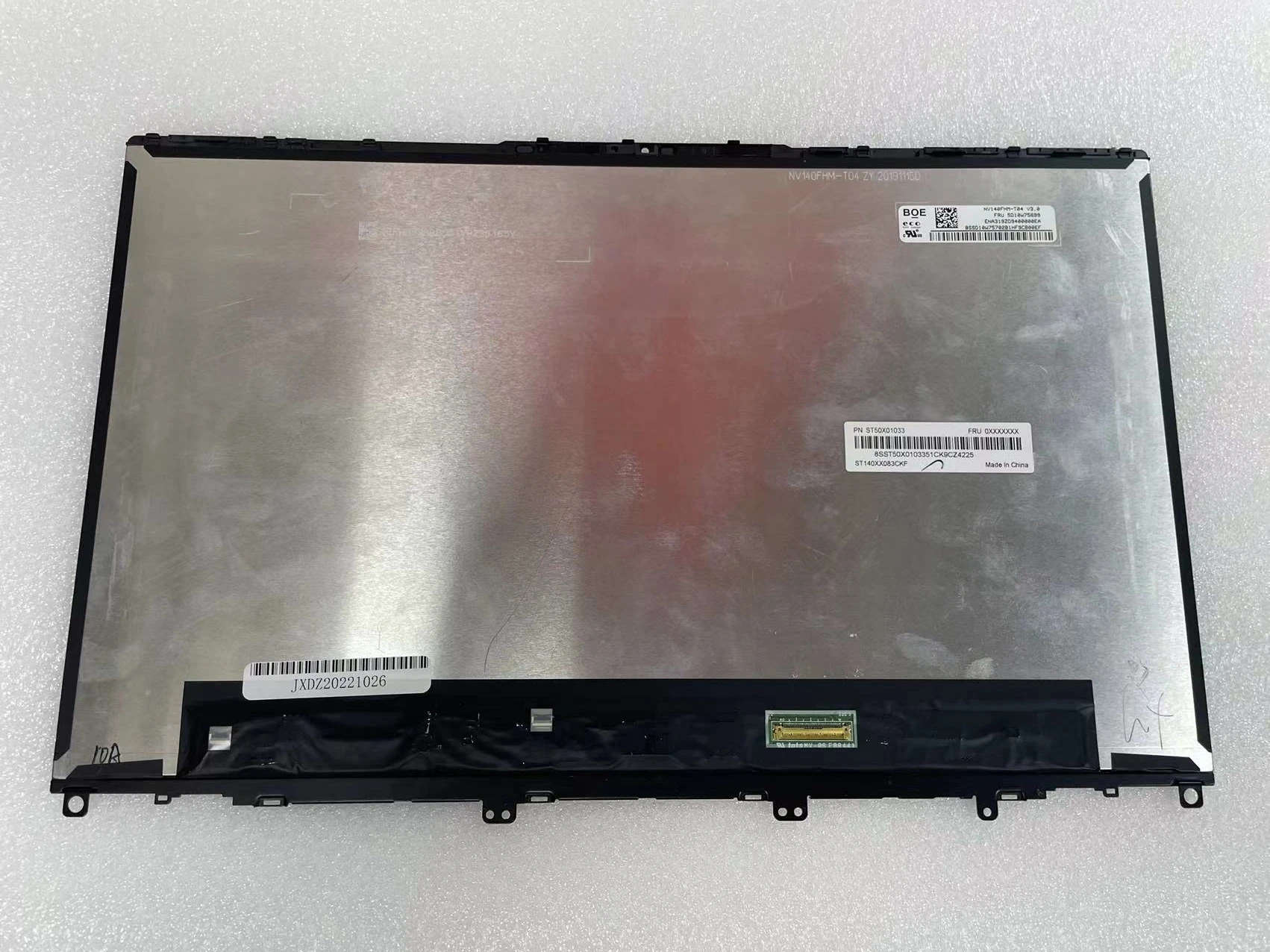 5D10W75699 для Lenovo Yoga Slim 7-14 ЖК-сенсорный экран в сборе BOE NV140FHM-T04 V3.0
5D10W75699 для Lenovo Yoga Slim 7-14 ЖК-сенсорный экран в сборе BOE NV140FHM-T04 V3.0