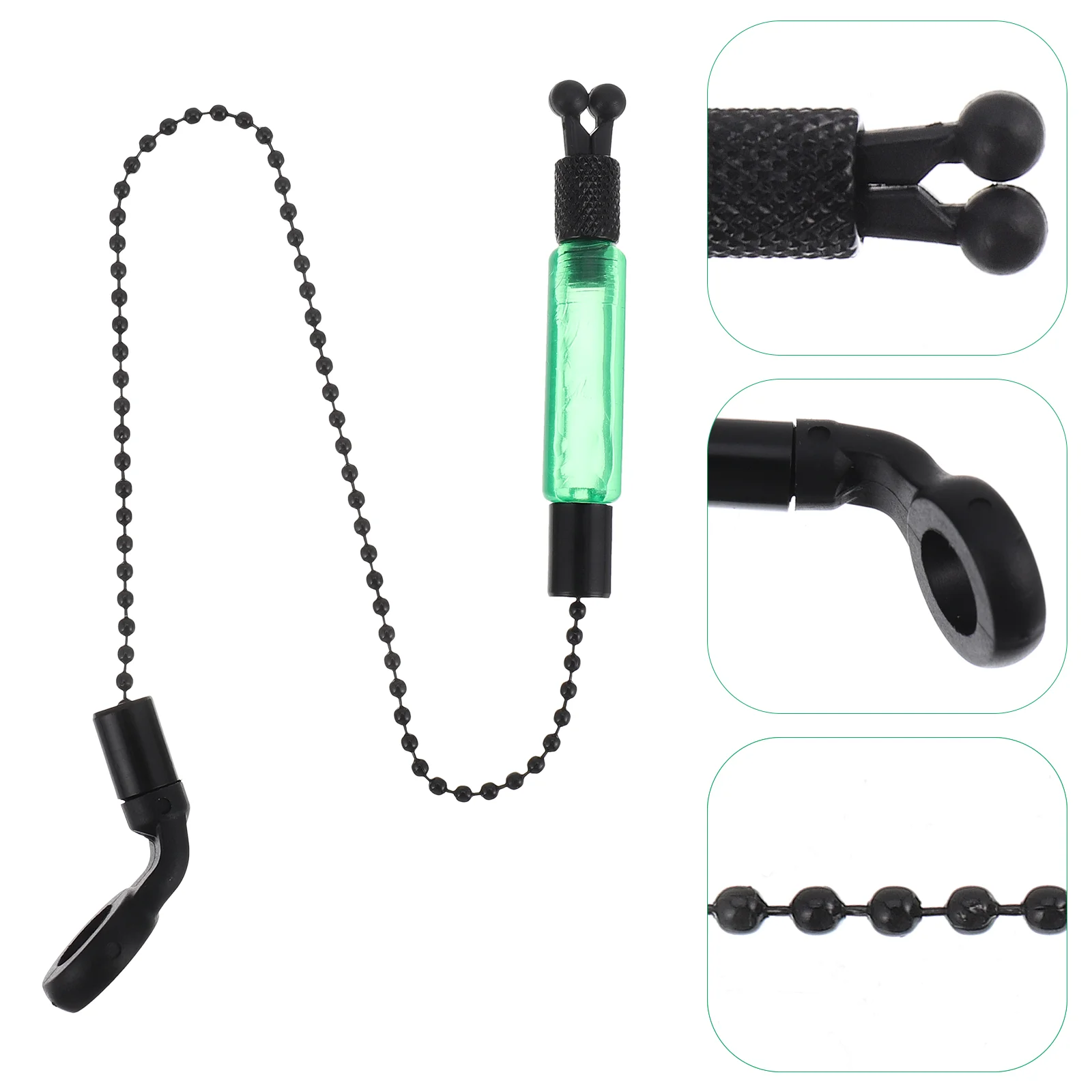 

3 Pcs Fishing Alarm Glow Accessories Rod Swingers Assisting Supplies Line Gear Alert Indicator Iron Coated Signal With