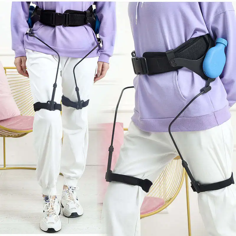 

Exoskeletal walker Walking aid assisted by the elderly stroke lower limb rehabilitation training equipment Leg Exercise