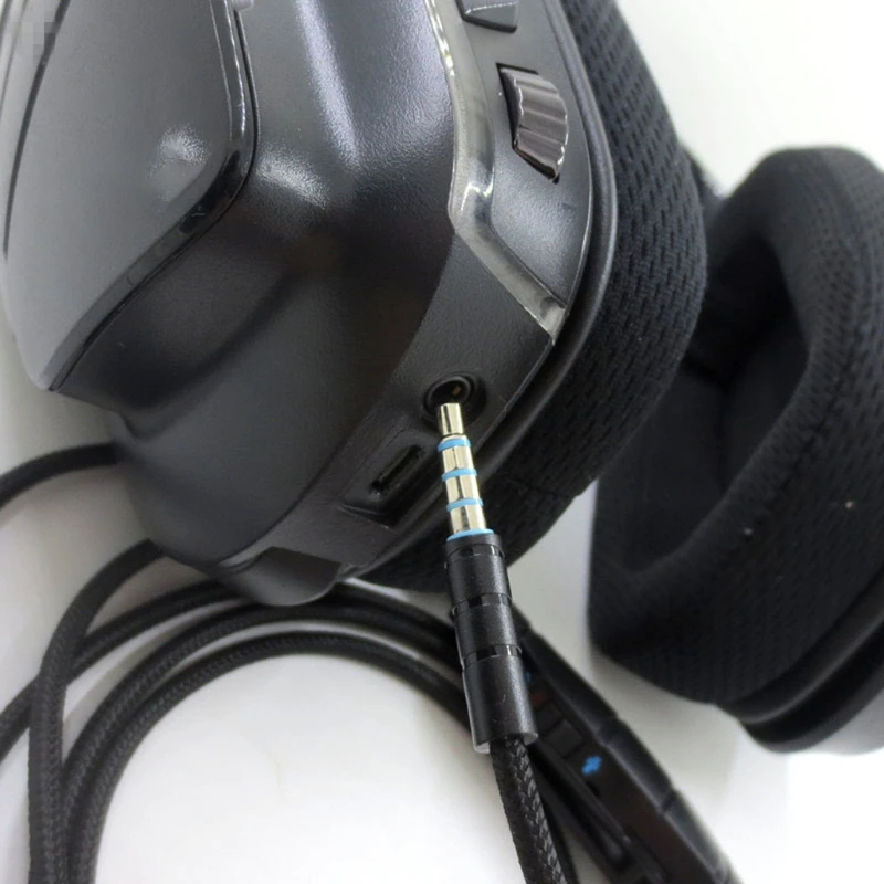 3.5mm Earphone Cable with Inline Control for G633 G933 Gaming Headset Headphone Accessories
3.5mm Earphone Cable with Inline Control for G633 G933 Gaming Headset Headphone Accessories