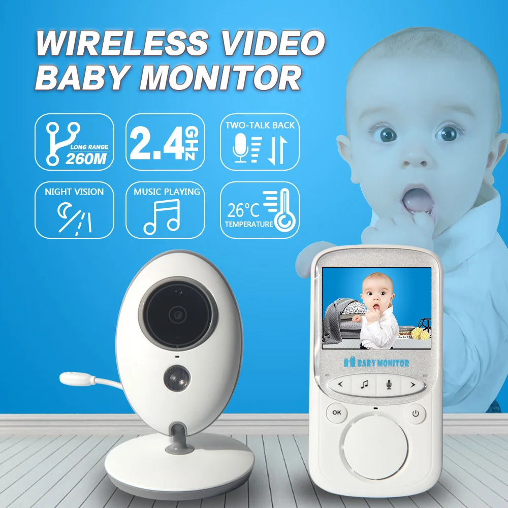 INQMEGA Wireless Video Baby Monitor 2 Way Audio Talk Night Vision Surveillance Security Camera Babysitter Night Vision Temperatu
INQMEGA Wireless Video Baby Monitor 2 Way Audio Talk Night Vision Surveillance Security Camera Babysitter Night Vision Temperatu