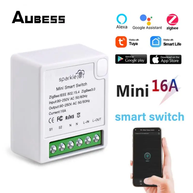 Tuya Zigbee MINI Smart Switch,Smart Home 16A Two Way Control Automation Sensor Voice Smart Life App.Via Alexa Google Home
Tuya Zigbee MINI Smart Switch,Smart Home 16A Two Way Control Automation Sensor Voice Smart Life App.Via Alexa Google Home