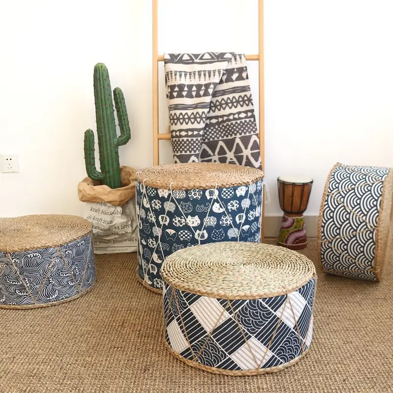 Japanese Style Handmade Straw Futon Indoor and Outdoor Home Tea Room Living Room Seat Stool Balcony Bay Window Floor Cushion
Japanese Style Handmade Straw Futon Indoor and Outdoor Home Tea Room Living Room Seat Stool Balcony Bay Window Floor Cushion