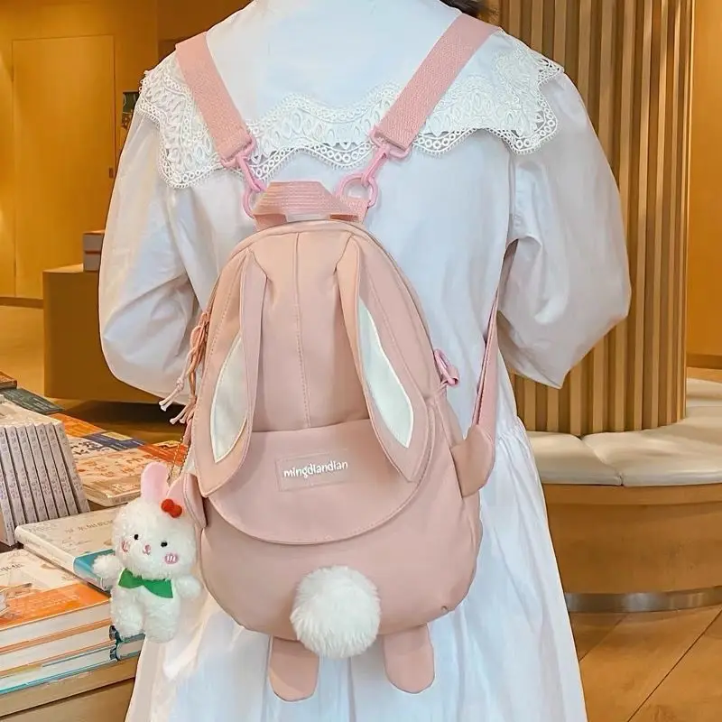 Cute Rabbit Fashion Mini Zip Backpack 2022 New Cartoon Ins Japanese Versatile Soft Girl Student Large Capacity Schoolbag
Cute Rabbit Fashion Mini Zip Backpack 2022 New Cartoon Ins Japanese Versatile Soft Girl Student Large Capacity Schoolbag