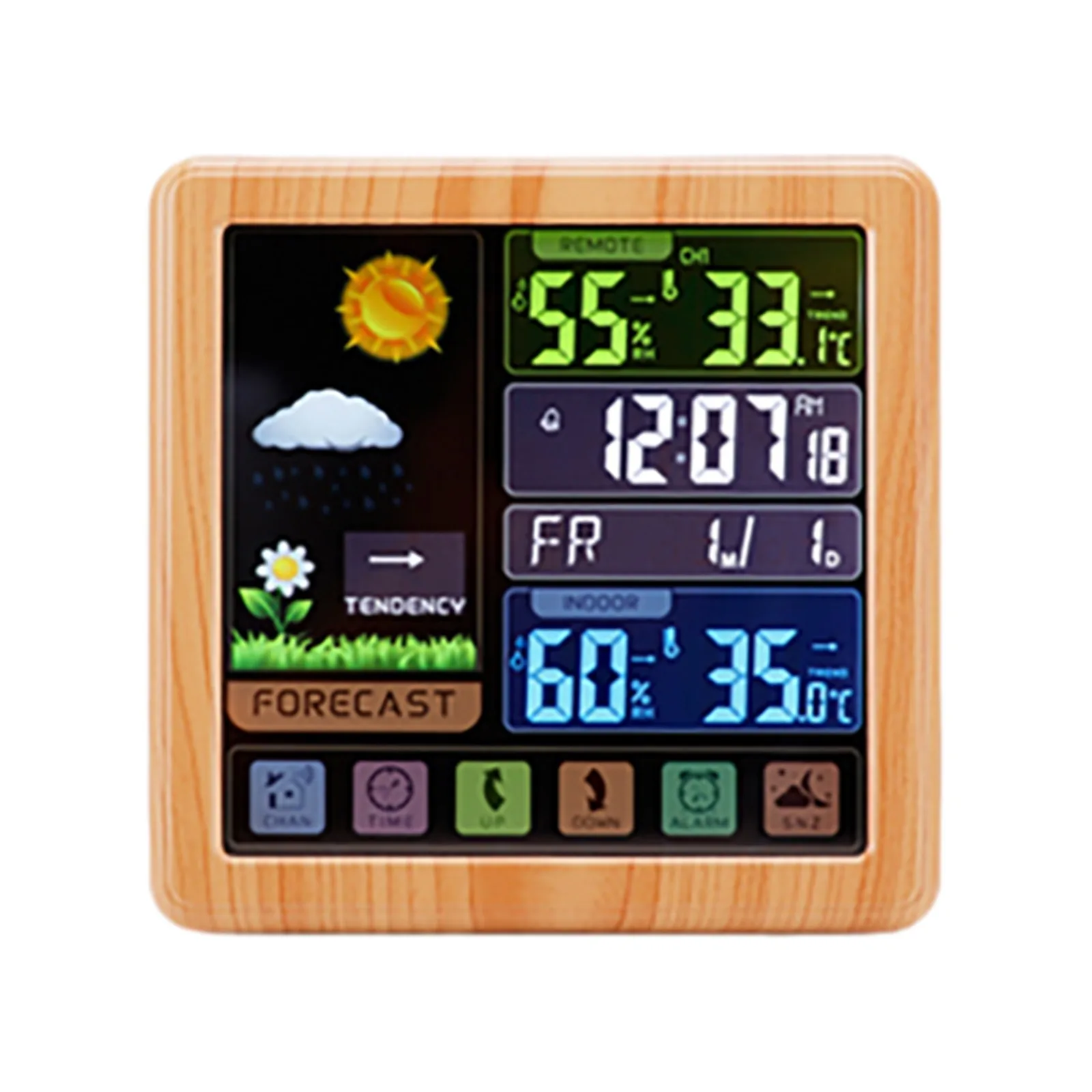 Potato Nails Aluminum Outdoor Thermometer, Color Display, Digital Thermometer With Clock, Calendar Food Network Cookware Copper
Potato Nails Aluminum Outdoor Thermometer, Color Display, Digital Thermometer With Clock, Calendar Food Network Cookware Copper