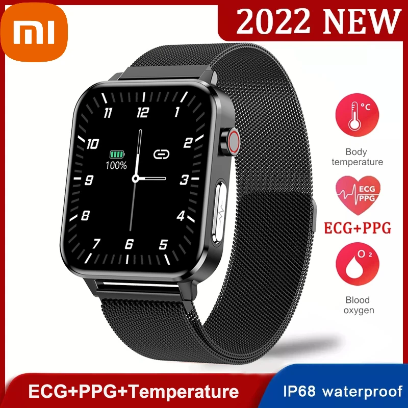 Xiaomi 2022 New Smart Watch Men ECG + PPG Heart Rate Body Temperature Fitness Tracker Sports Women Smart Watch for Android IOS
Xiaomi 2022 New Smart Watch Men ECG + PPG Heart Rate Body Temperature Fitness Tracker Sports Women Smart Watch for Android IOS