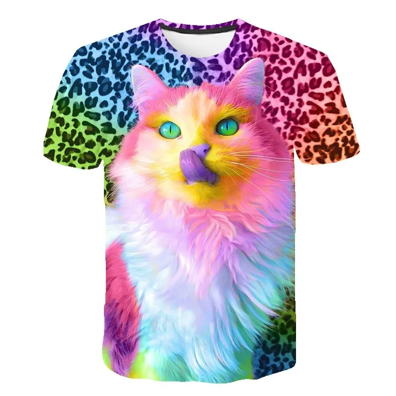 Boys and Girls' T-shirt Short Sleeve Cute Cat 3D Print Animal Street Casual Top Summer Daily Clothing Stupid Cute T-shirt
Boys and Girls' T-shirt Short Sleeve Cute Cat 3D Print Animal Street Casual Top Summer Daily Clothing Stupid Cute T-shirt