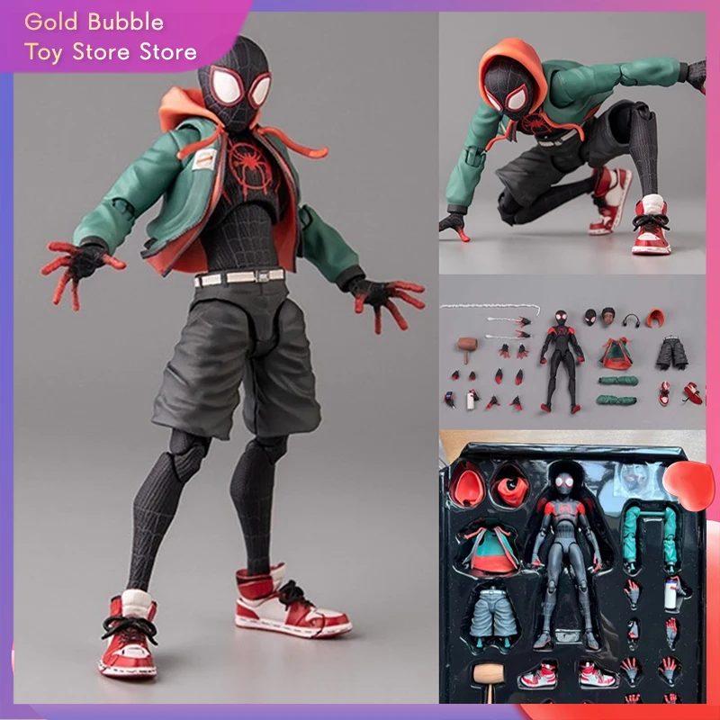 Sentinel Sv Action Spiderman Miles Morales Action Figure Model Spider-Man Into the Spider Verse Peter Parker Miles Figurine Toys
Sentinel Sv Action Spiderman Miles Morales Action Figure Model Spider-Man Into the Spider Verse Peter Parker Miles Figurine Toys