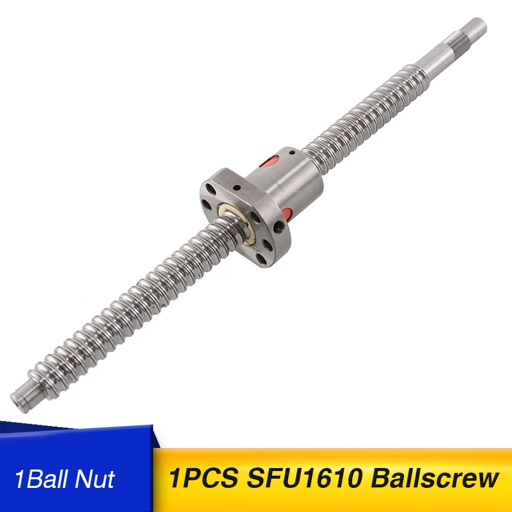 motor screw SFU1610 200 250 300 350 400mm C7 ball screw with 1610 flange single ball nut BK/BF12 end machined for 3D printer
motor screw SFU1610 200 250 300 350 400mm C7 ball screw with 1610 flange single ball nut BK/BF12 end machined for 3D printer