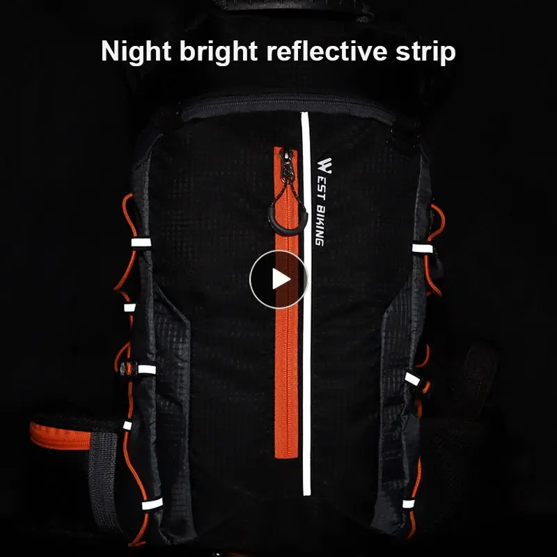 

Nylon Portable Outdoor Duffel Bag Lightweight Leisure Mountain Bike Bag Tear Resistant Waterproof Sports Cycling Backpack 10l