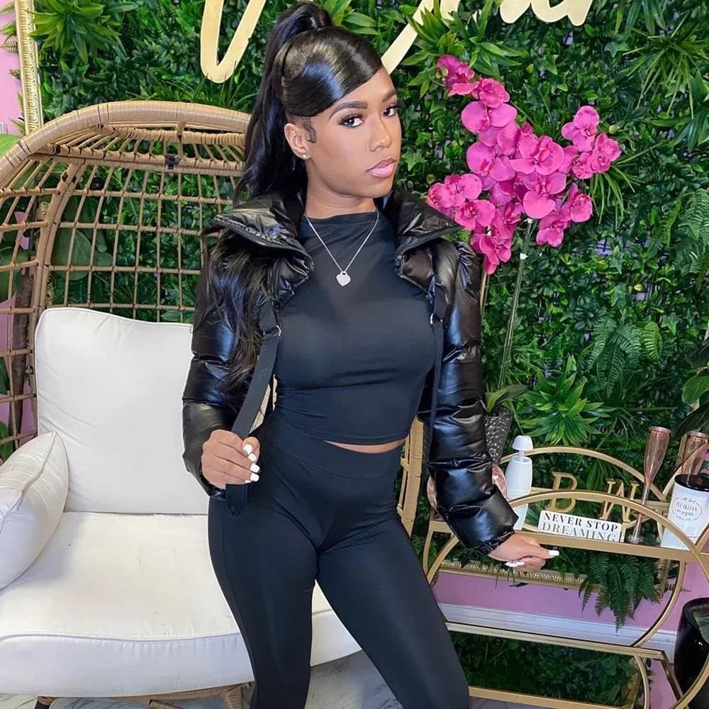 Зимний женский укороченный пуховик, Повседневная теплая однотонная куртка с высоким воротником и молнией, пуховик, верхняя одежда, пальто
Зимний женский укороченный пуховик, Повседневная теплая однотонная куртка с высоким воротником и молнией, пуховик, верхняя одежда, пальто