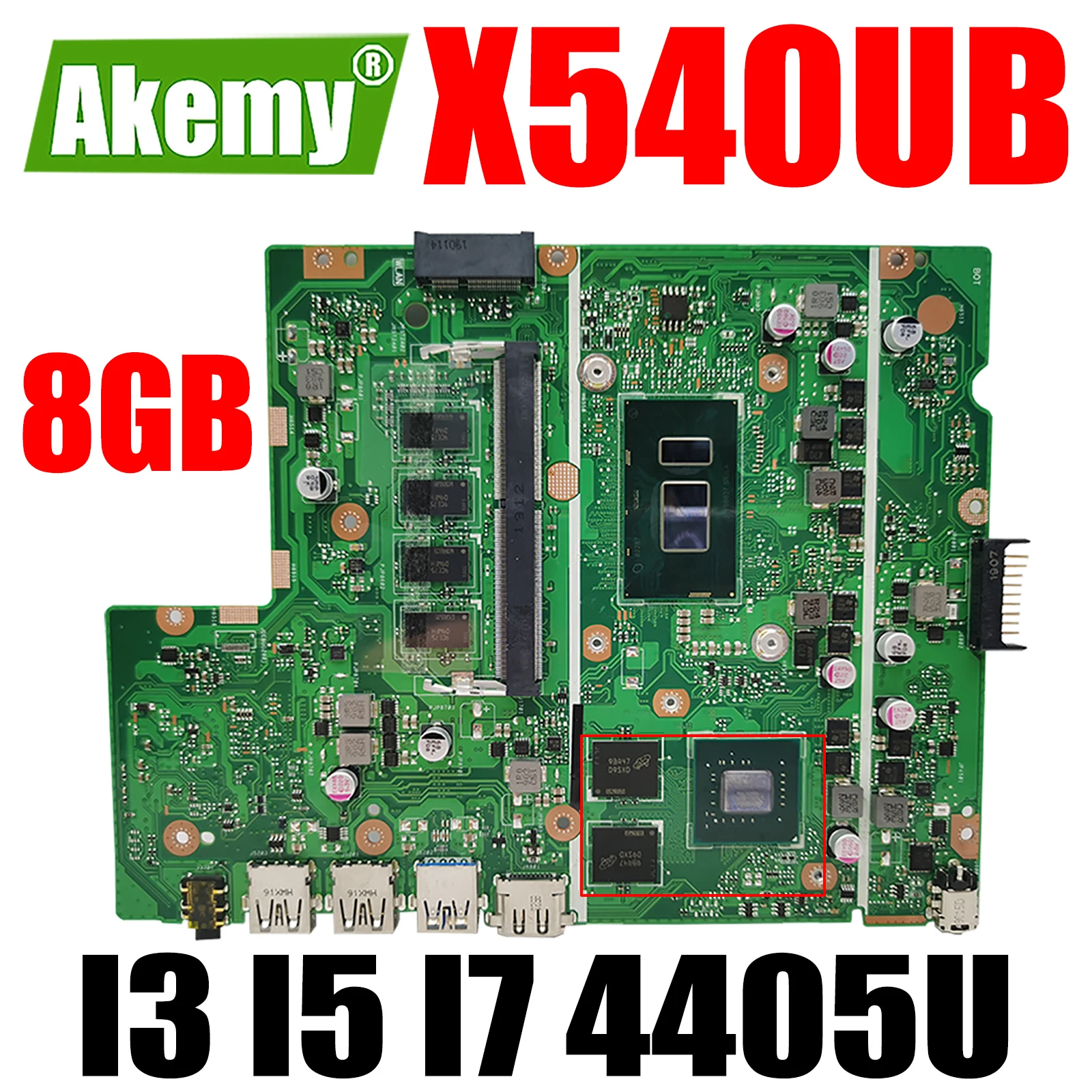 8GB I3 I5 I7 6th 7th 8th Gen 4405U CPU VGPU for ASUS X540UV X540UB X540UBR X540U Laptop Motherboard X540UB original Mainboard
8GB I3 I5 I7 6th 7th 8th Gen 4405U CPU VGPU for ASUS X540UV X540UB X540UBR X540U Laptop Motherboard X540UB original Mainboard