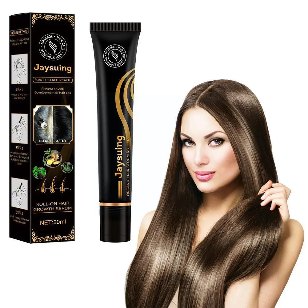 

Набор органических роликов B9G0 для восстановления волос, биотин, сыворотка для роста волос, тройной роликовый массажер, эссенция для роста волос для всех волос