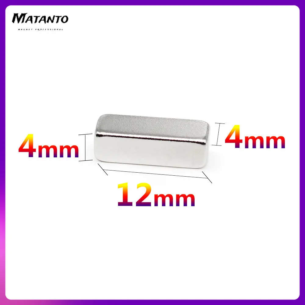 10/20/50/100/200/300PCS 12x4x4 Block Powerful Strong Magnetic Magnets N35 12x4x4mm Quadrate Rare Earth Neodymium Magnet 12*4*4
10/20/50/100/200/300PCS 12x4x4 Block Powerful Strong Magnetic Magnets N35 12x4x4mm Quadrate Rare Earth Neodymium Magnet 12*4*4