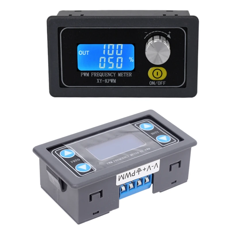 2 Pcs 1HZ-150KHZ Digital Display PWM Pulse Frequency Duty Ratio Square Wave Rectangular Signal Generator Gray & Black
2 Pcs 1HZ-150KHZ Digital Display PWM Pulse Frequency Duty Ratio Square Wave Rectangular Signal Generator Gray & Black