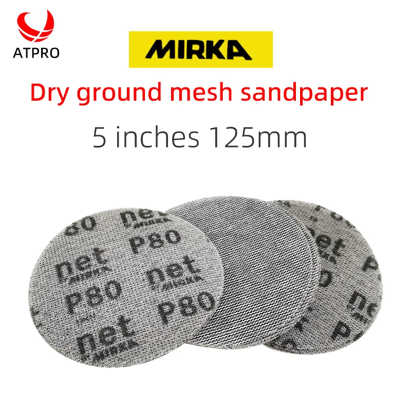 Mirka 5-inch Mesh Sandpaper 125mm Dry Abrasive Paper Round Flocking Abrasive Disc Automotive Dust-free Abrasive Disc 80-800grit
Mirka 5-inch Mesh Sandpaper 125mm Dry Abrasive Paper Round Flocking Abrasive Disc Automotive Dust-free Abrasive Disc 80-800grit