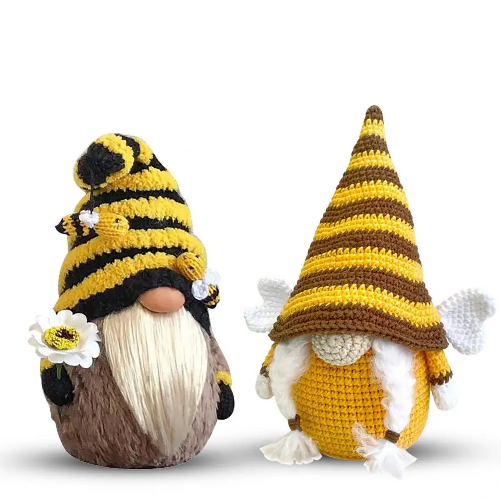 Adult Kids Gift Spring Gnomes Bee Day Sunflower Plush Doll Knitted Plush Cute Bee Doll Holiday Bee Decoration Products
Adult Kids Gift Spring Gnomes Bee Day Sunflower Plush Doll Knitted Plush Cute Bee Doll Holiday Bee Decoration Products